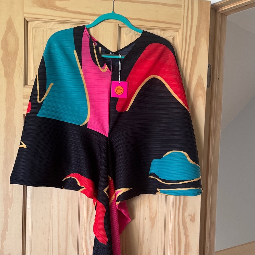 Dressed in LALA Colorful Abstract Midi Dress
